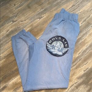 Boys Lie Blue Sweats,  Size S